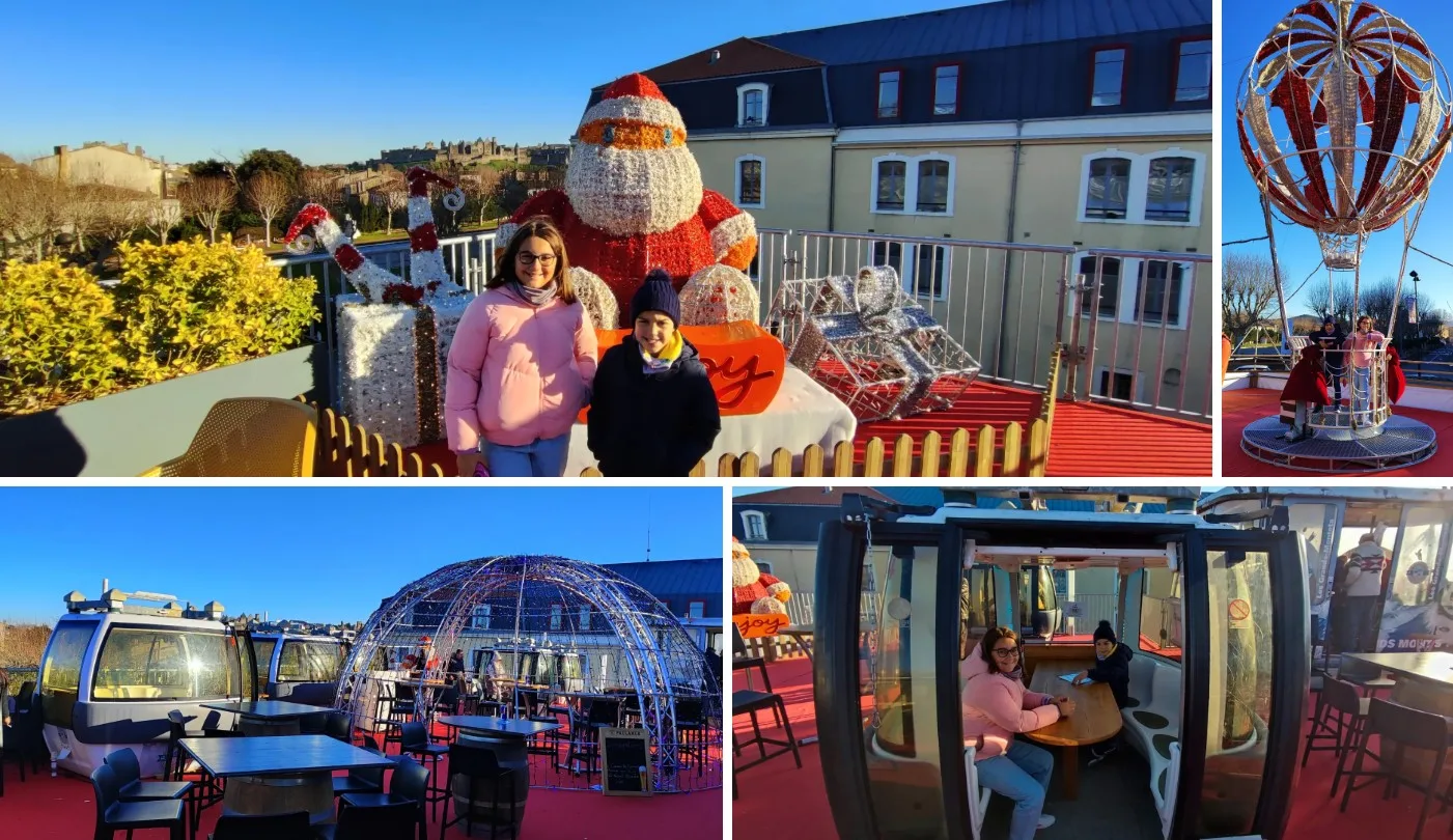 Plaza del General de Gaulle en Carcassonne. Francia.