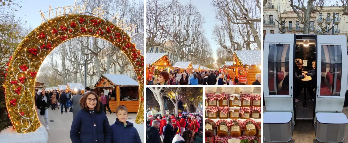 Mercadillo Navideño en Beziers. Francia.