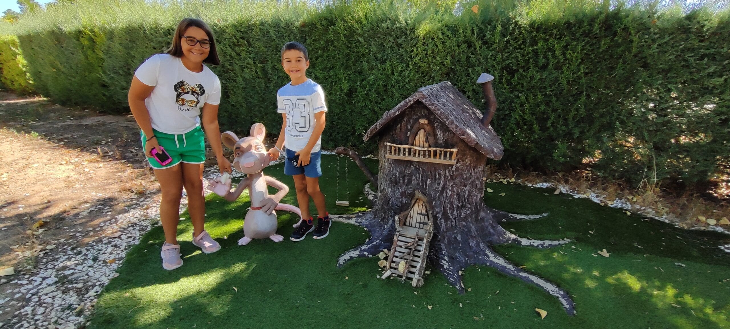 La casa del ratoncito en Un Paseo de Cuento. Villarquemado en Teruel.