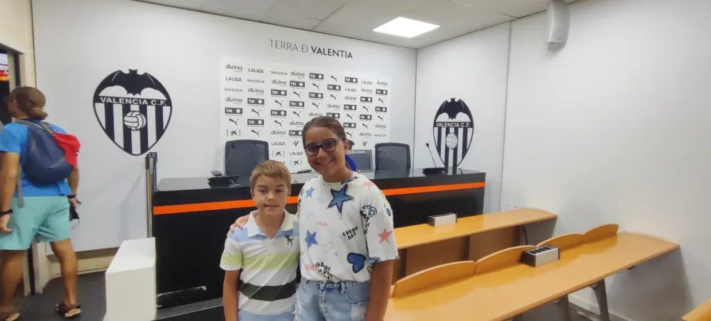 Sala de Prensa del Estadio de Mestalla Valencia C.F.