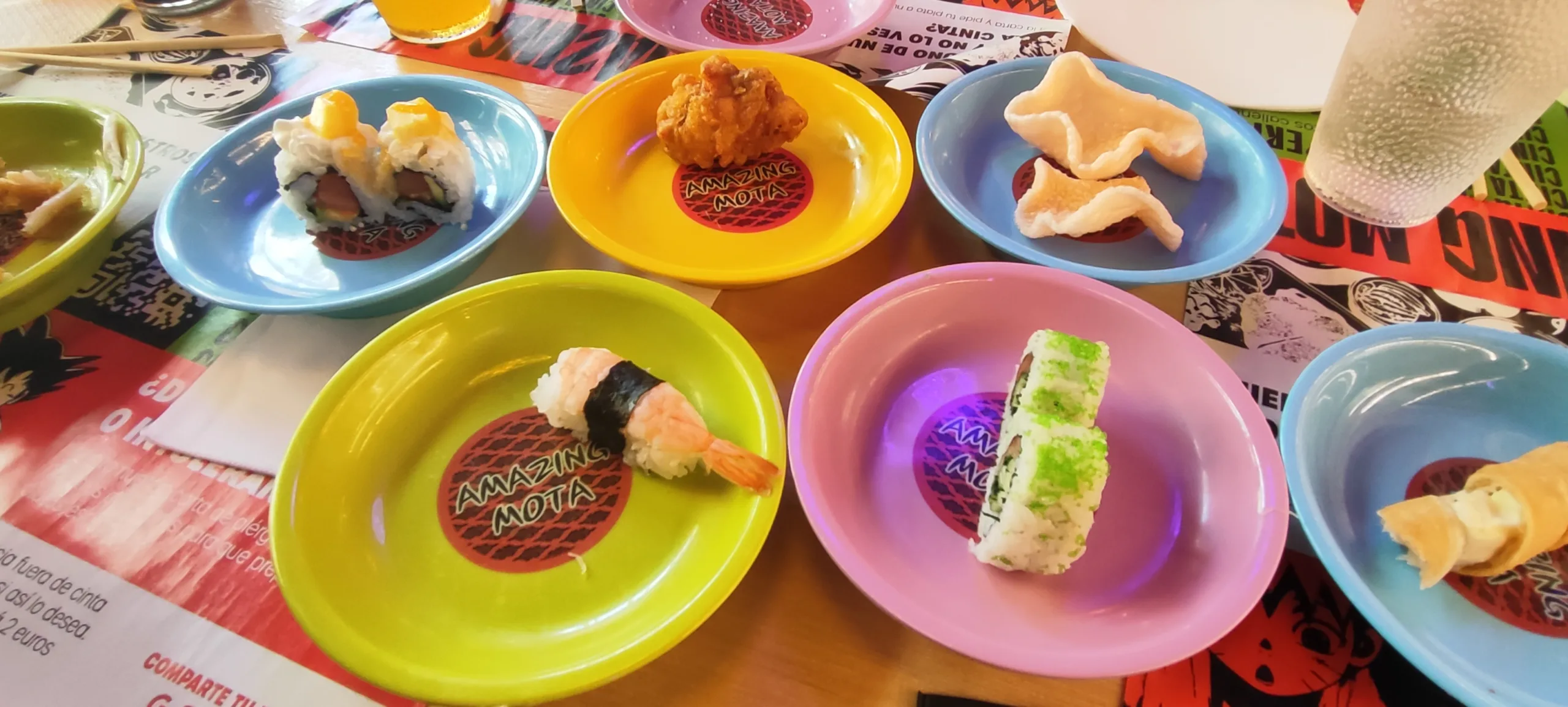 Platos de Amazing Mota Buffet. Valencia.