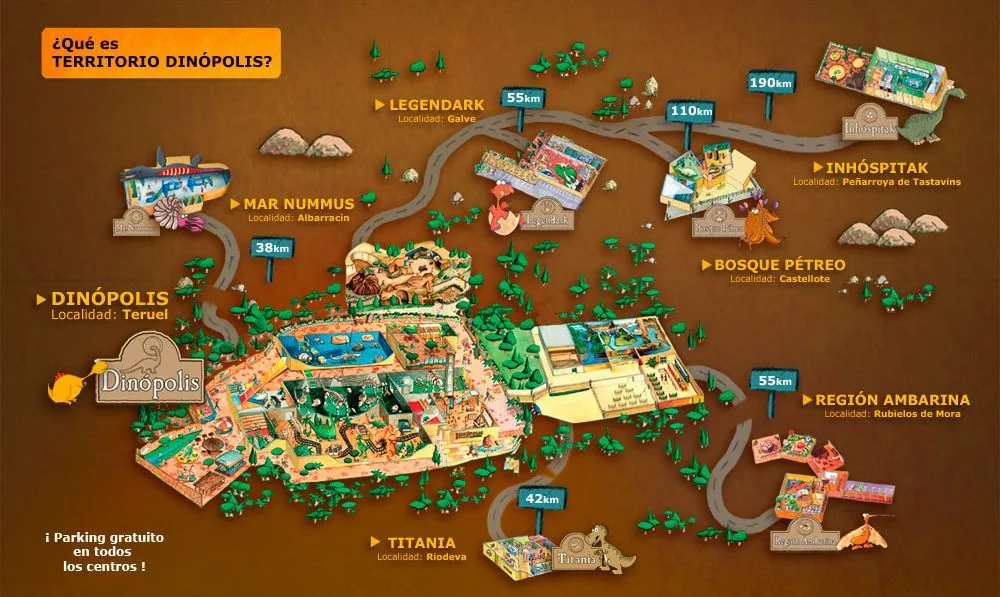 Sedes Dinópolis en Teruel