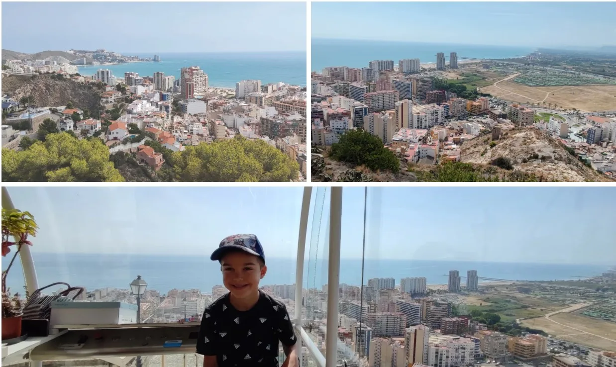 Vistas Panorámicas desde el Castillo de Cullera.Valencia.