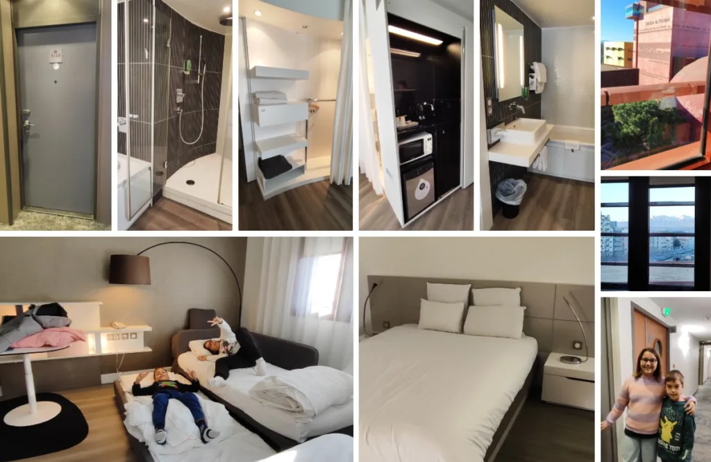 Habitación Familiar Hotel Novotel Suites Perpignan Centre. Perpignan.