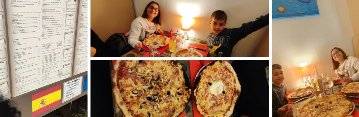 Restaurante AVE DOMITIUS en Narbonne. Francia.