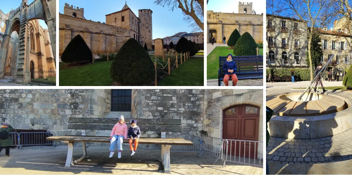 Jardín del Arzobispado en Narbonne. Francia.