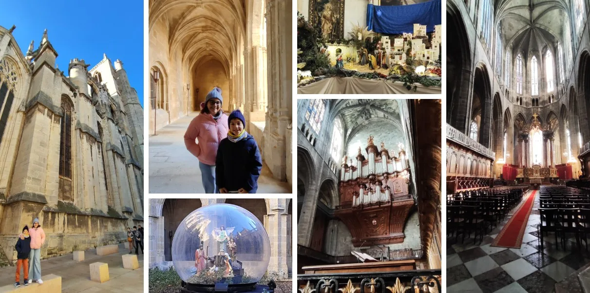 Catedral Saint-Just et Saint-Pasteur en Narbonne. Francia.