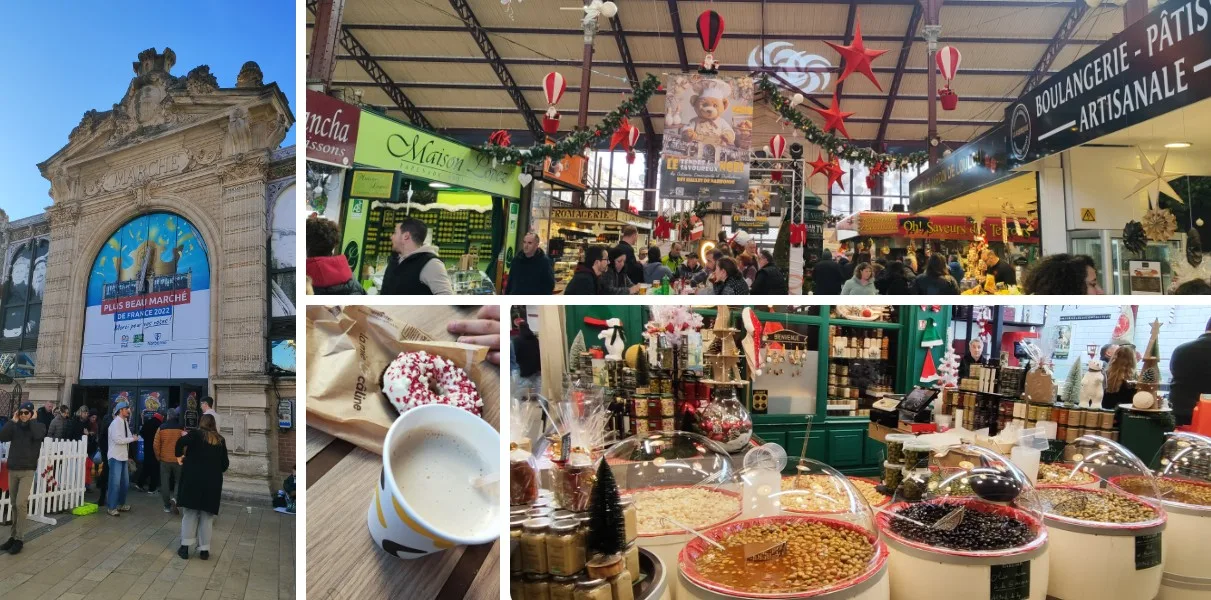 Mercado Le Halles en Narbonne. Francia.
