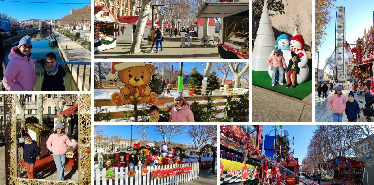 Féeries Nöel en Narbonne. Francia.