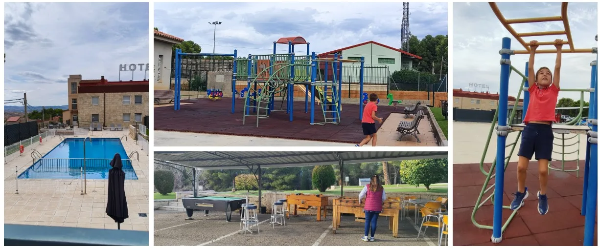 Exteriores del Restaurante Marivella. Calatayud.