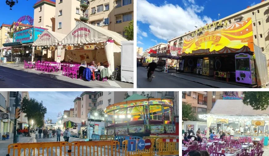 Ferias y churrerías en Fallas. Puerto de Sagunto 2026.