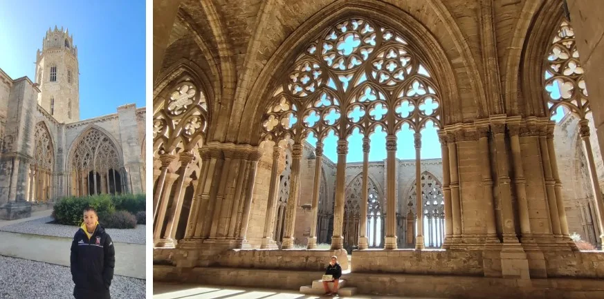 Claustro del Turó de la Seu Vella. Lleida.