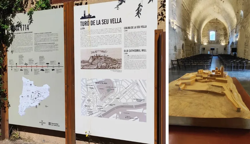 Sala Canónica del Turó de la Seu Vella. Lleida.