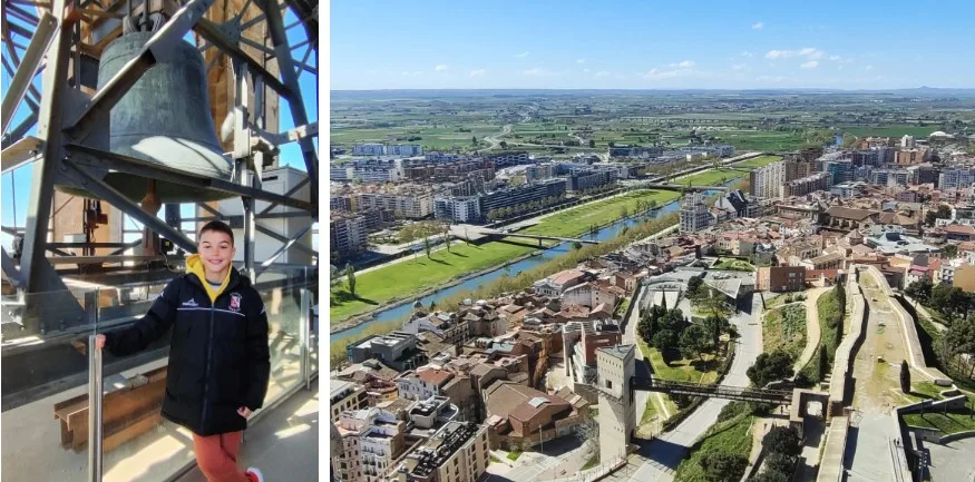 Alto del Campanario del Turó de la Seu Vella. Lleida.