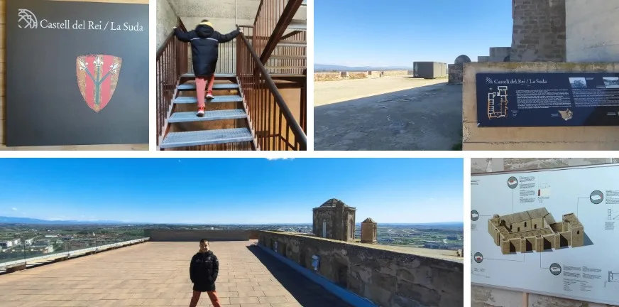 Castillo del Rey del Turó de la Seu Vella. Lleida.