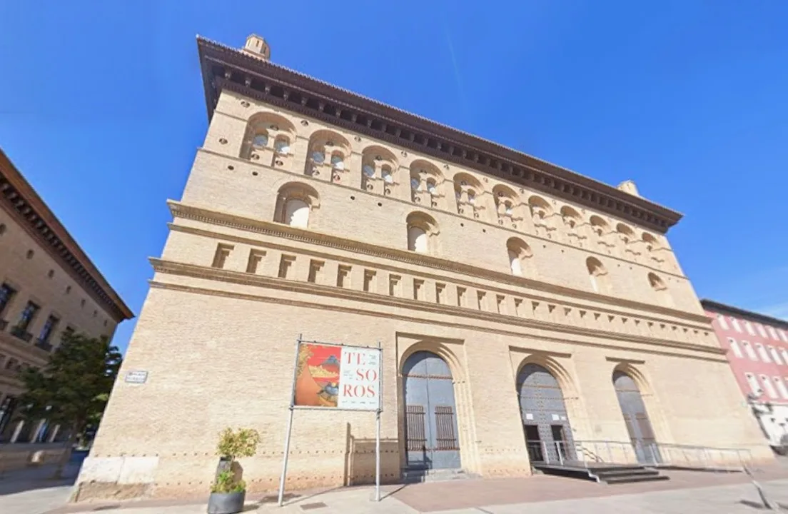 La Lonja de Mercaderes de la Plaza del Pilar. Zaragoza.