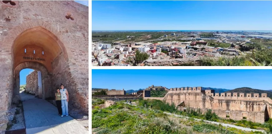 Plaza de Almenara en Castillo de Sagunto. Valencia.