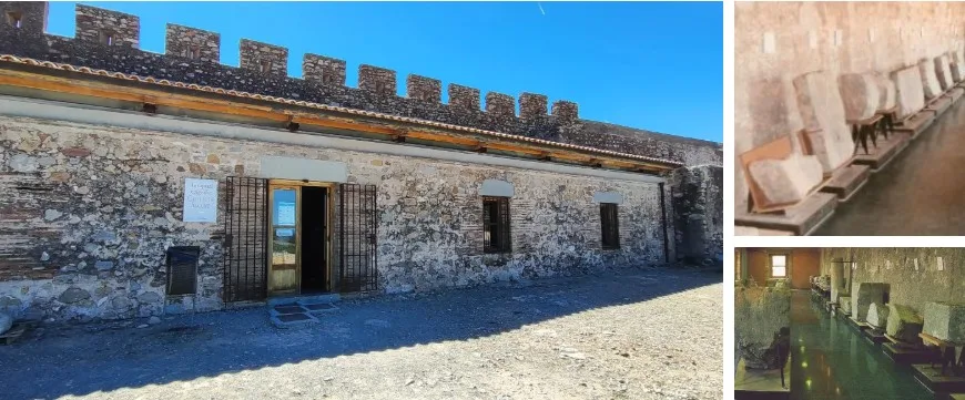 Anticuario Epigráfico en Castillo de Sagunto. Valencia.