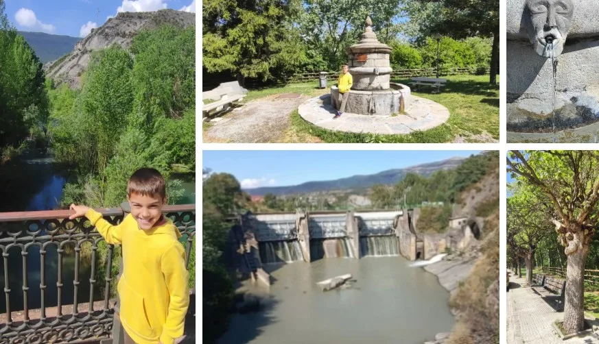 Zona del Puente Sardas. Sabiñánigo.