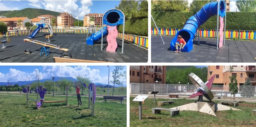 Parque infantil. Sabiñánigo.
