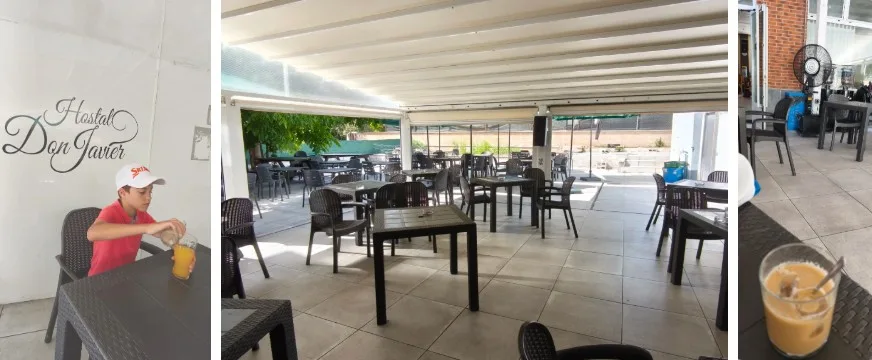 Interior del Hostal Don Javier en Ororbia. Navarra.