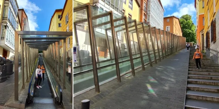 Rampas mecánicas. Vitoria-Gasteiz.