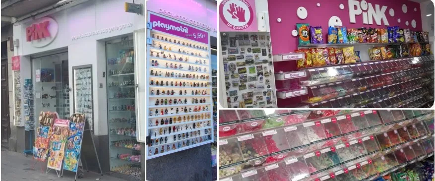 Tienda Pink de la Virgen Blanca. Vitoria-Gasteiz.