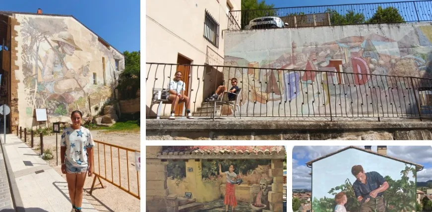 Murales en la Labastida. Álava.