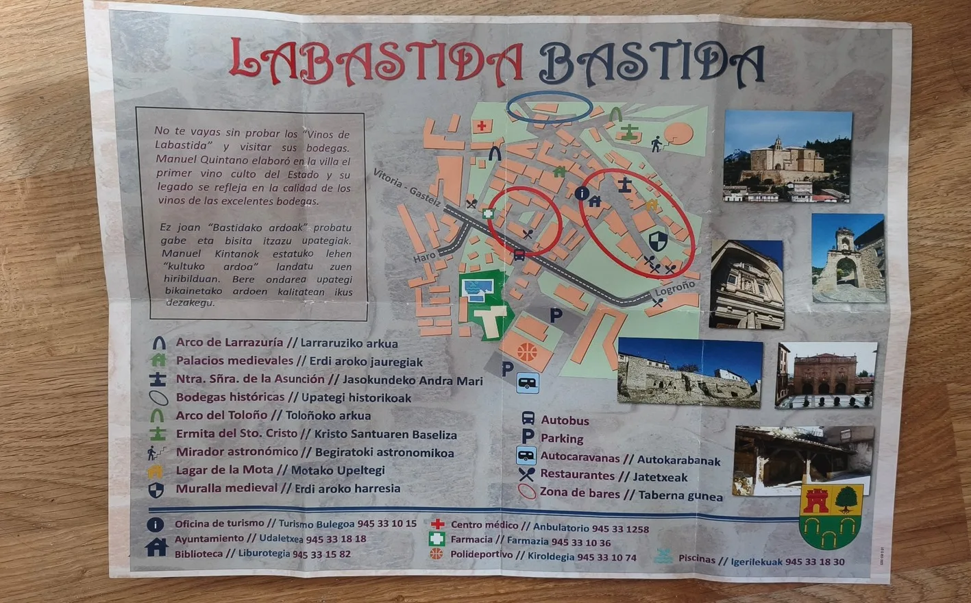 Plano de la Labastida. Álava.