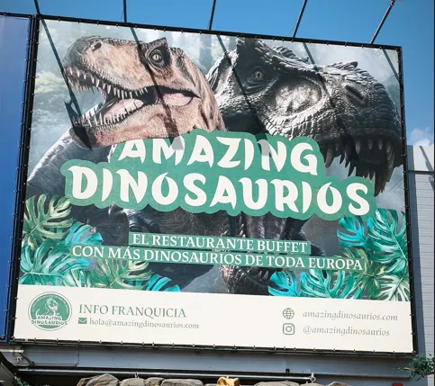 Amazing Dinosaurios Buffet, el restaurante con la cinta giratoria más larga del mundo